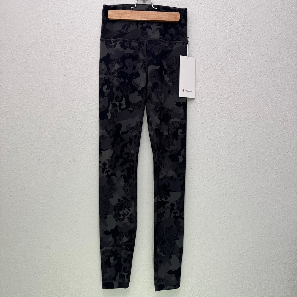 Lululemon Wunder Train HR Tight 28" NWT size 4 legging, Hidden Heritage Lace